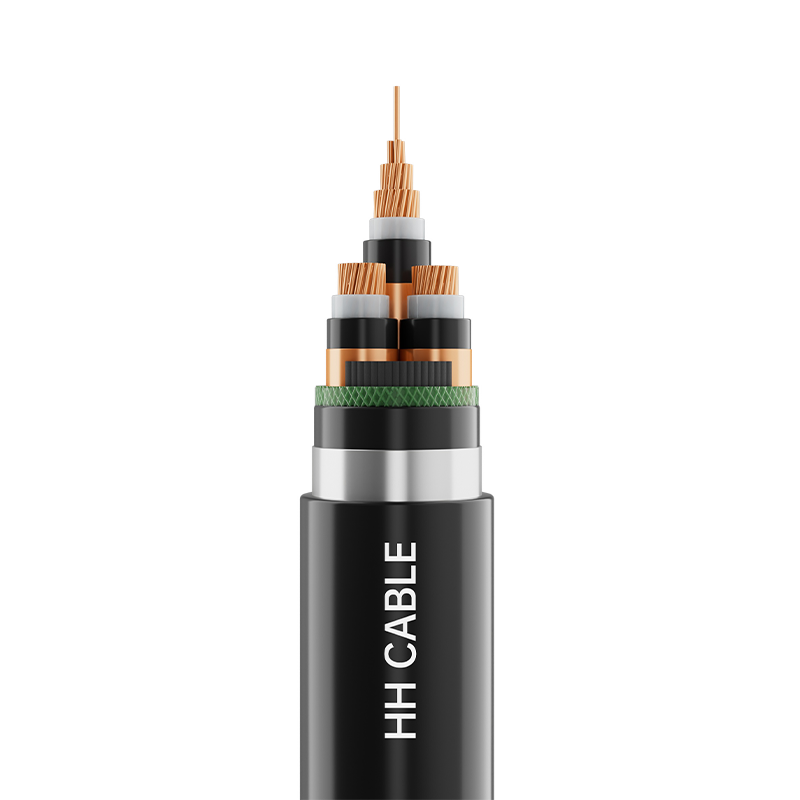 Napájecí kabel 6-35kV zesíťovaný polyetylenovou izolací